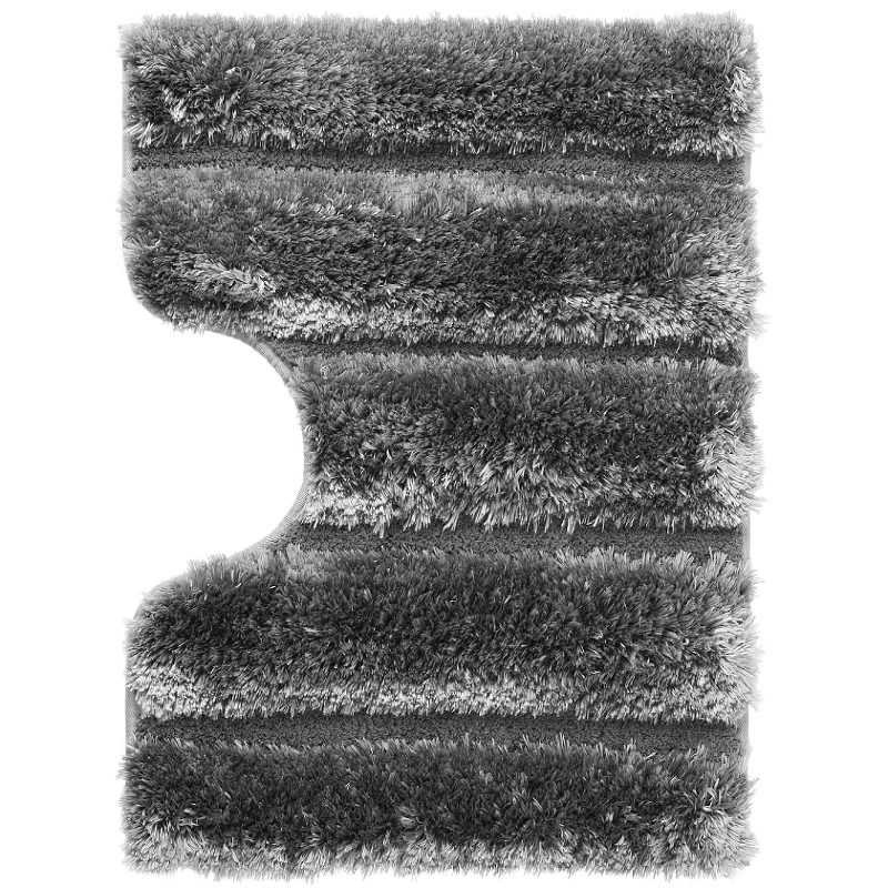 Коврик для ванной Fixsen Lush FX-9001U 50*40 см (серый)