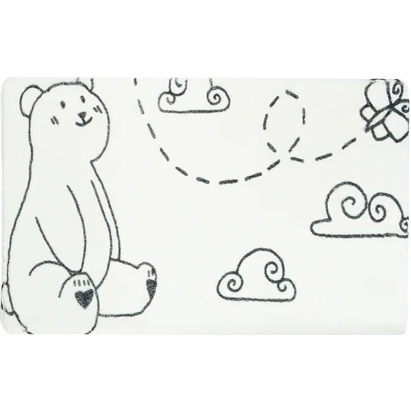 Коврик для ванной Fixsen Teddy Air FX-6001T 50*80 см (белый)