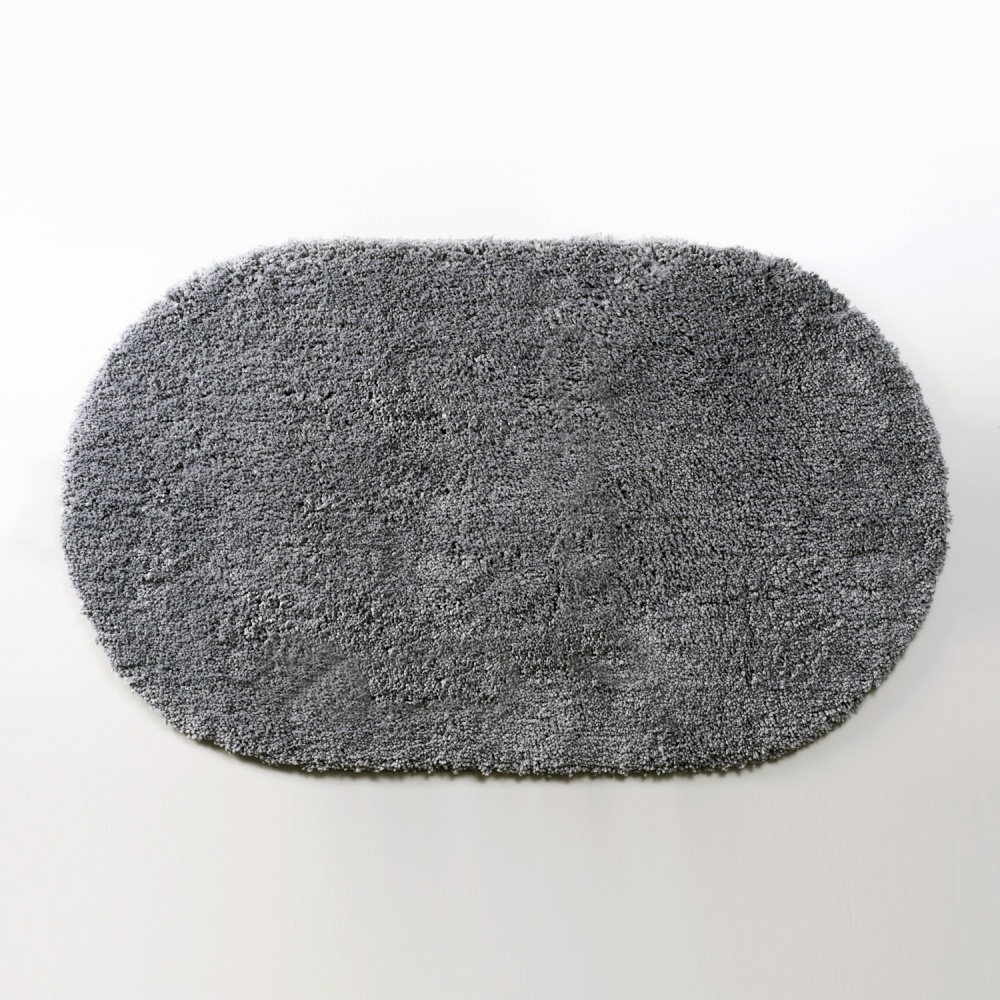 Коврик для ванной WasserKRAFT Dill BM-3951 Monument 60*100 см (темно-серый)