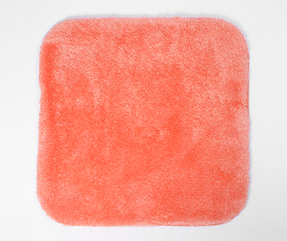 Коврик для ванной WasserKRAFT Wern BM-2574 Reddish orange 55*57 см (оранжевый)