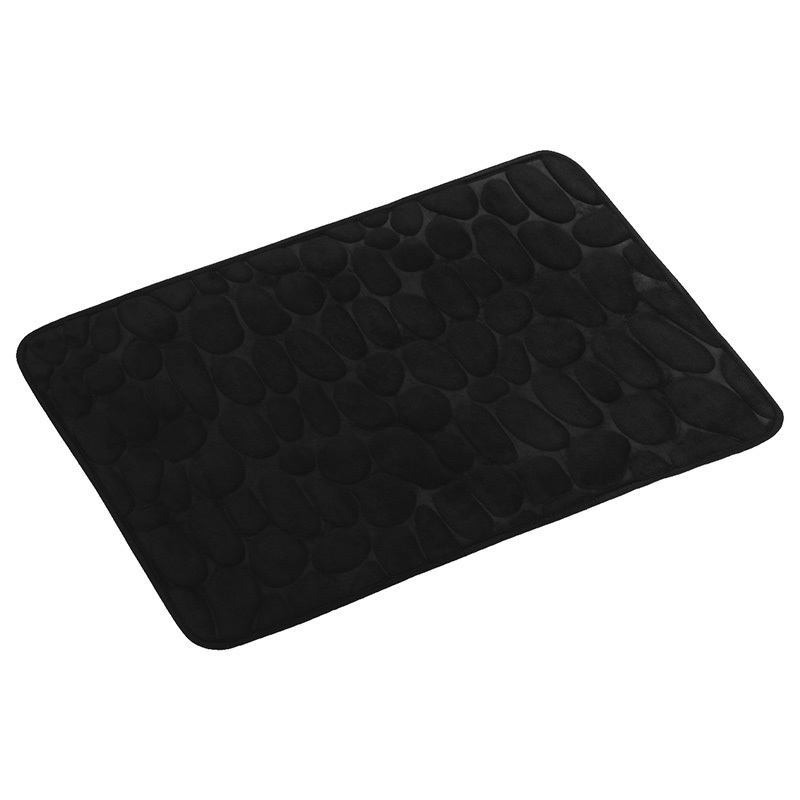 Коврик для ванной Fixsen Grampus Stones GR-3204L 50*80 см (черный)