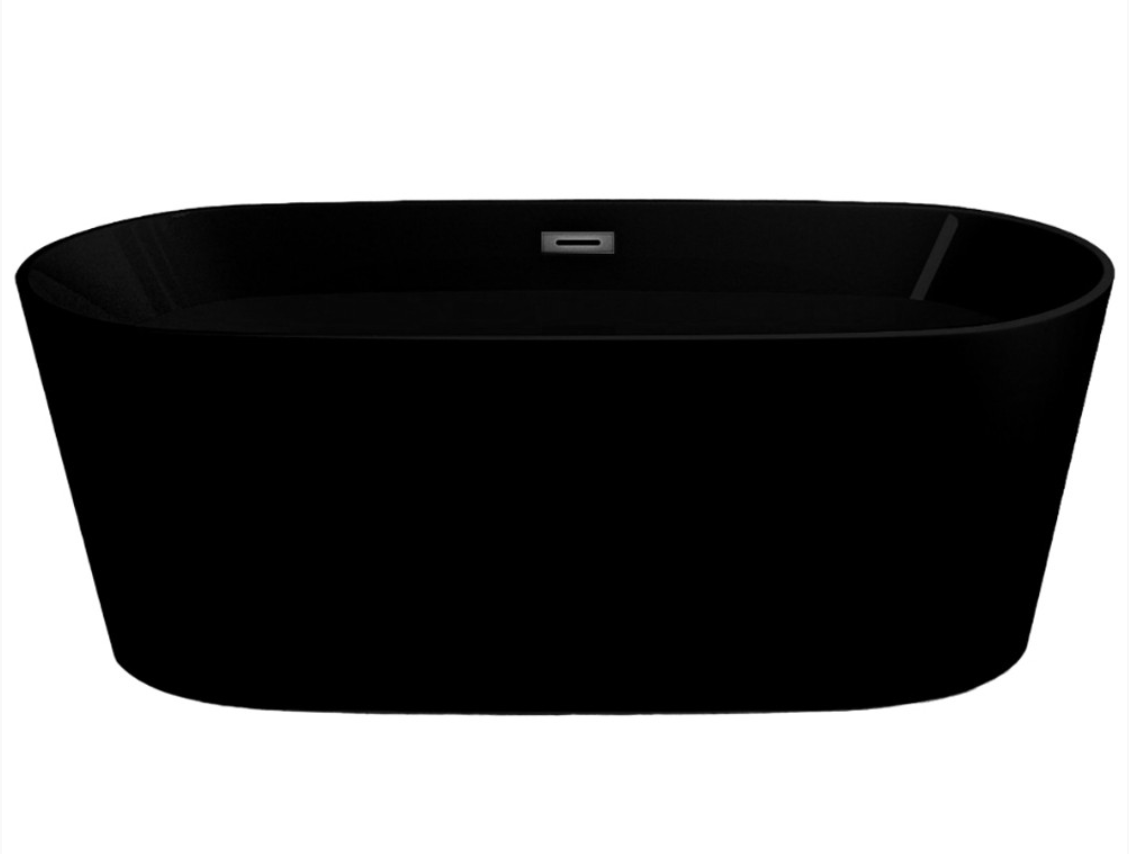 Ванна акриловая Cerutti SPA Resia MB CT9905 170*80 см (чёрный матовый)
