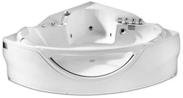 Ванна акриловая Gemy G9025 II B 155*155 см (с гидромассажем)