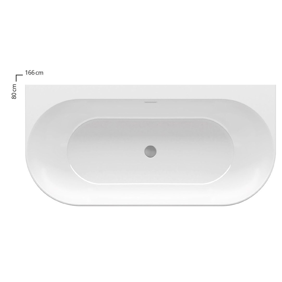 Ванна акриловая Ravak Freedom W 166*80 см