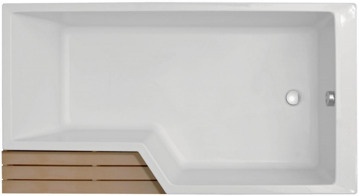 Ванна акриловая Jacob Delafon Bain Douche NEO E6D119R-00 150*80 см (белый) R