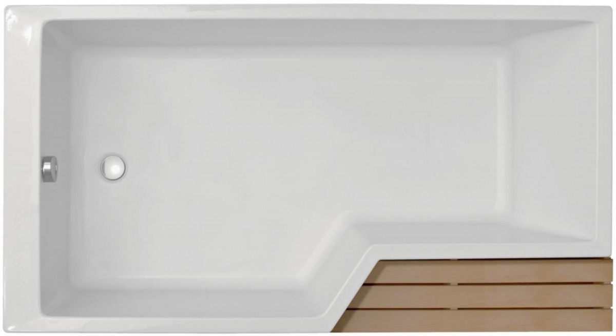 Ванна акриловая Jacob Delafon Bain Douche NEO E6D119L-00 150*80 см (белый) L