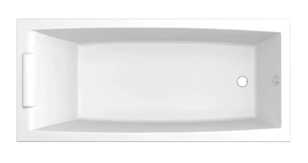 Ванна акриловая 1Marka AELITA SLIM 01ае1790слим 170*90 см (белый)