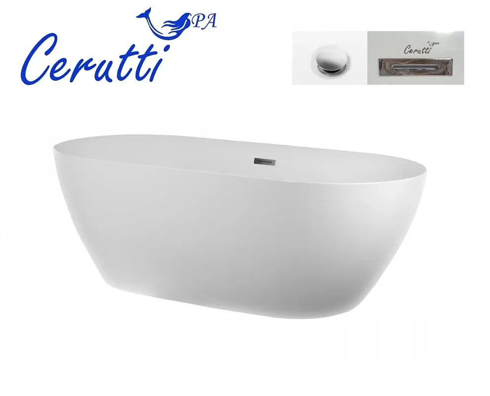 Ванна акриловая Cerutti SPA d'ISEO CT9903 160*75 см (белый)