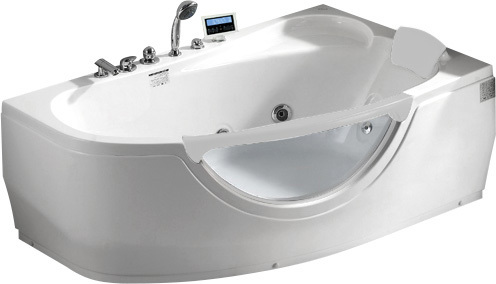 Ванна акриловая Gemy G9046 K R 161х96 см (с гидромассажем) R