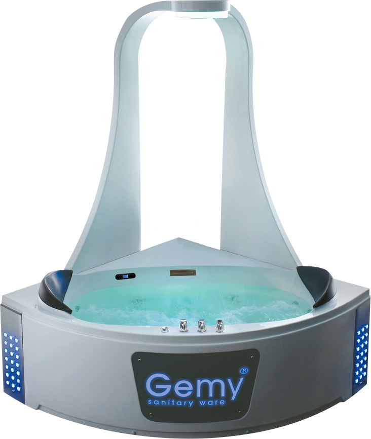 Ванна акриловая Gemy G9069 K 151*151 см (с гидромассажем)