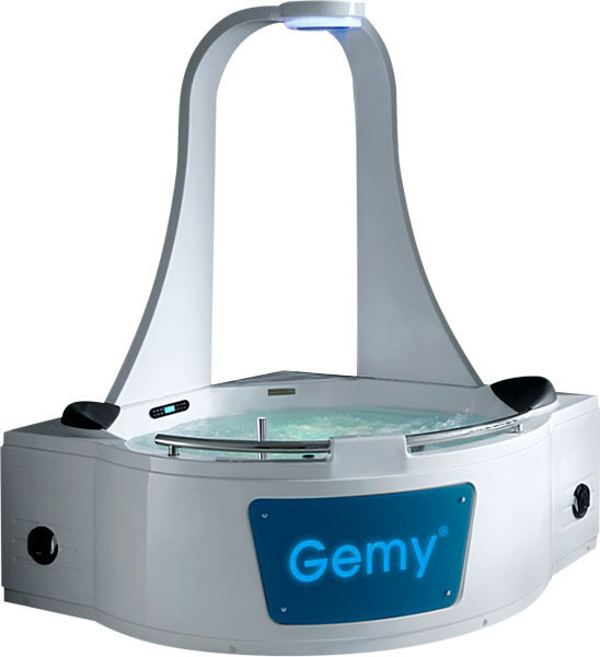 Ванна акриловая Gemy G9070 K 170*170 см (с гидромассажем)