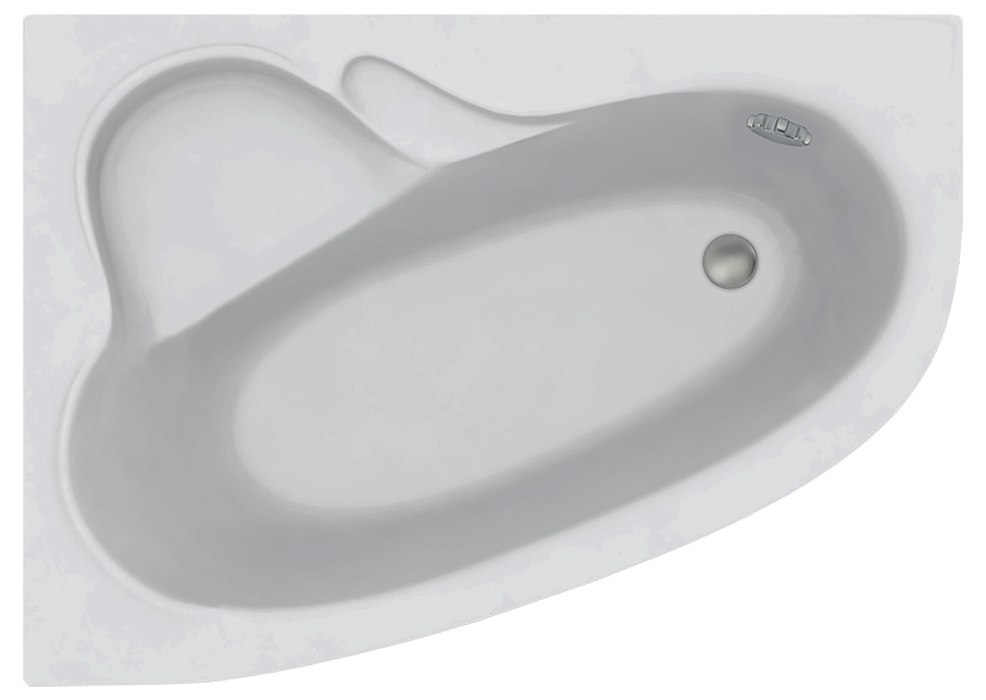 Ванна акриловая C-bath Atlant 140*100 см L