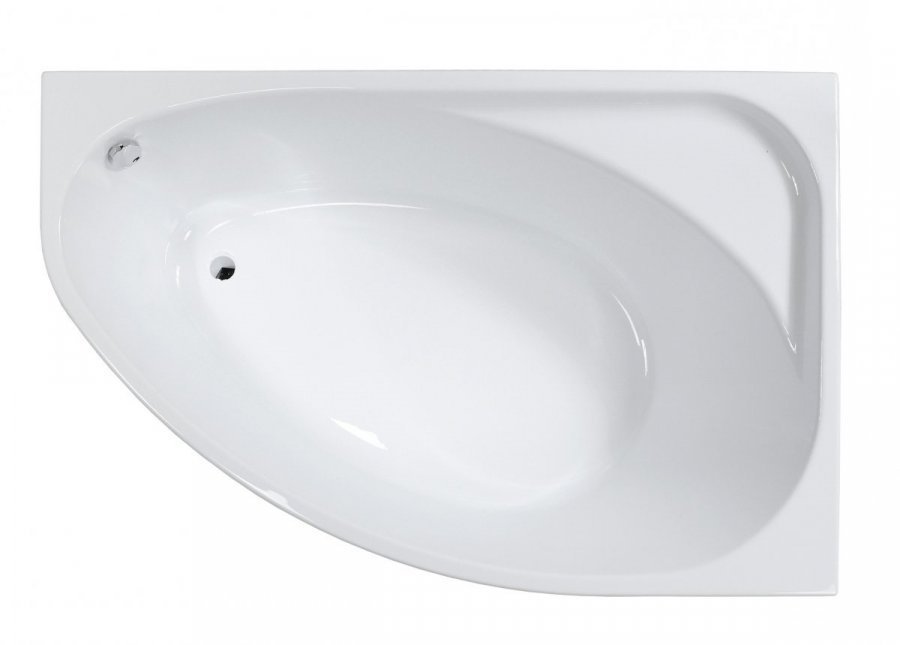 Ванна акриловая VagnerPlast Hapi R 170*110 см (белый)