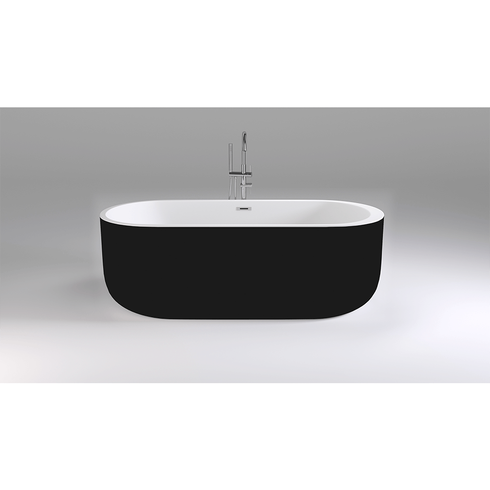 Ванна акриловая Black&White Swan SB109 Black 170*80 см (черный)