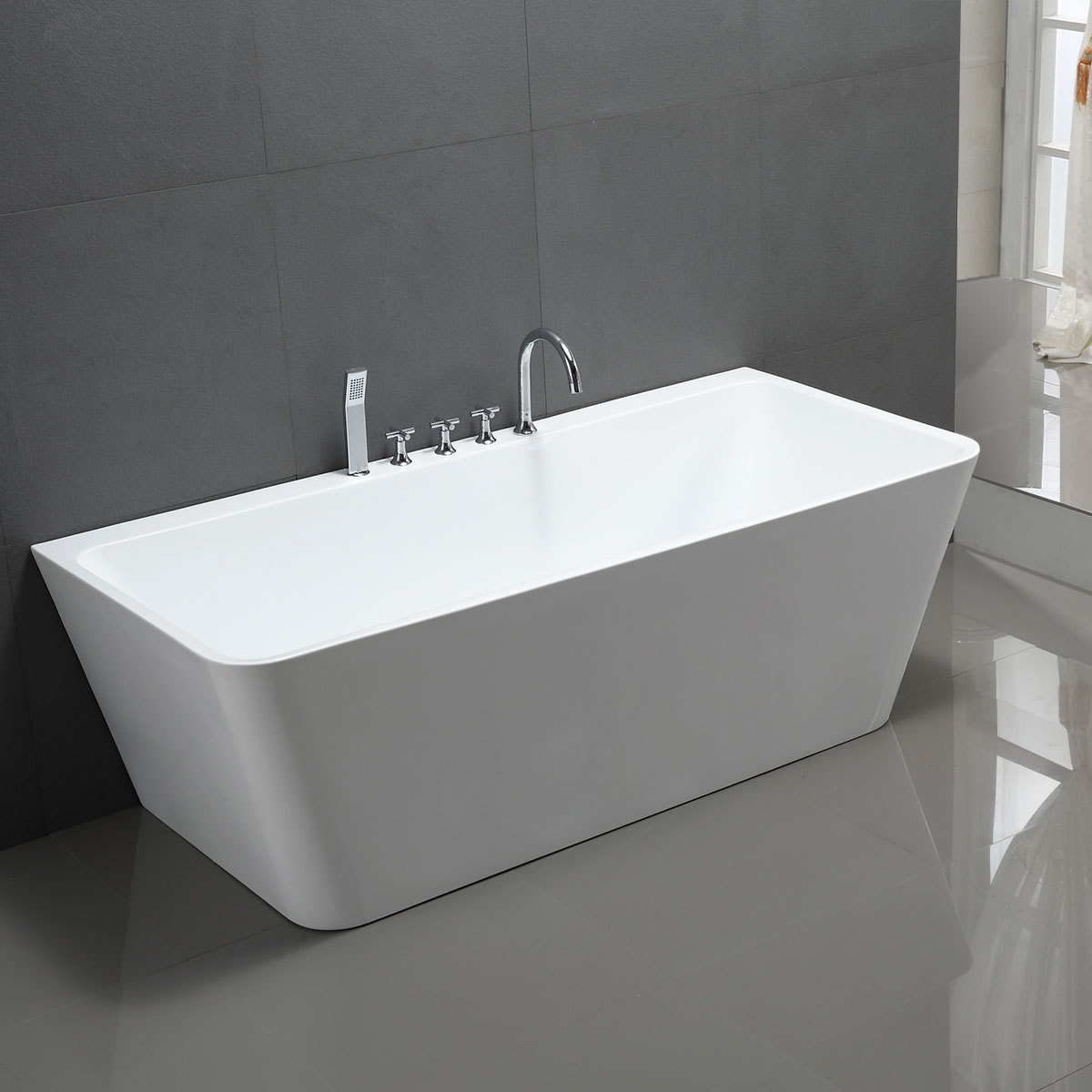 Ванна акриловая Vincea VBT-425-1700 170*80 см (белый)