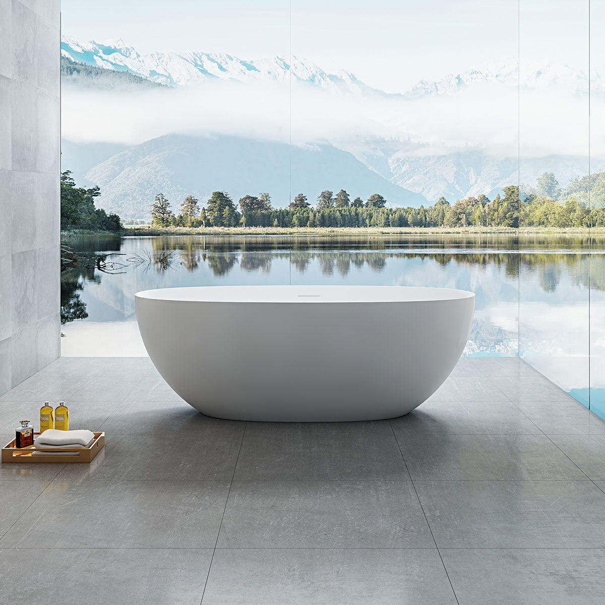 Ванна акриловая Vincea Solid Surface VBT-6S01MW 170*75 см (белый матовый)