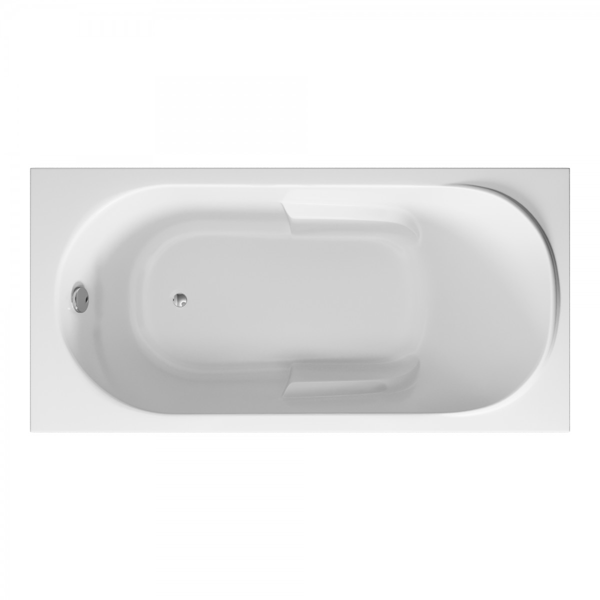 Ванна акриловая Vincea VBT-2A170-LG 170*75 см (белый)