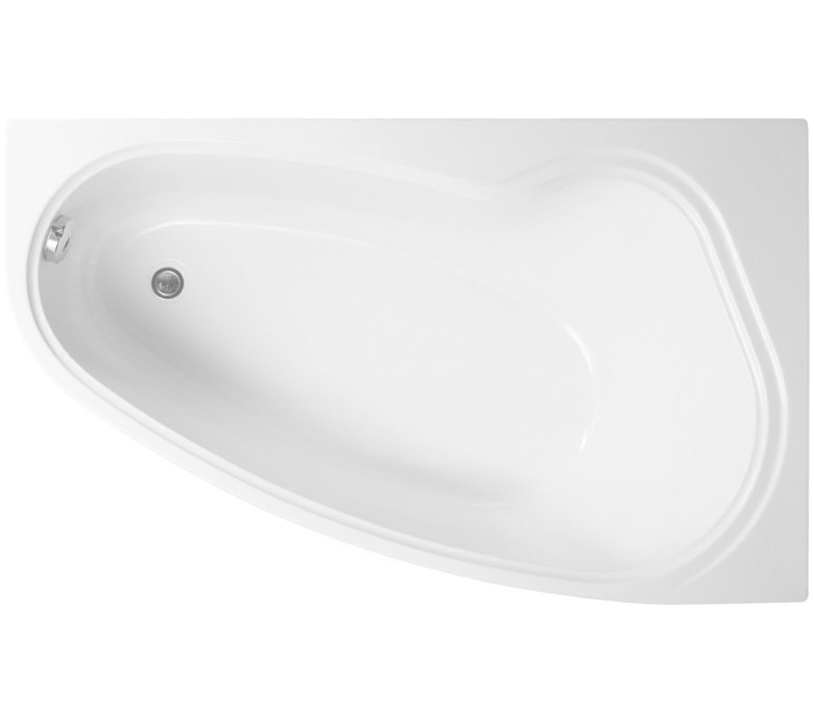 Ванна акриловая VagnerPlast Avona R 150*90 см (белый)