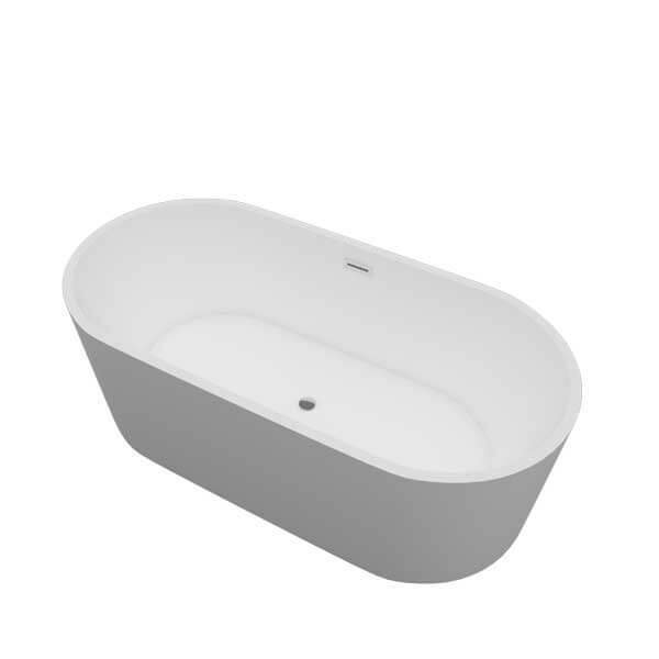 Ванна акриловая Creavit Buble DT.BUOO.0001 160*80 см (белый)