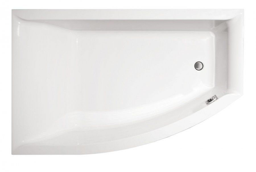 Ванна акриловая VagnerPlast Veronela Offset L 160*105 см (белый)