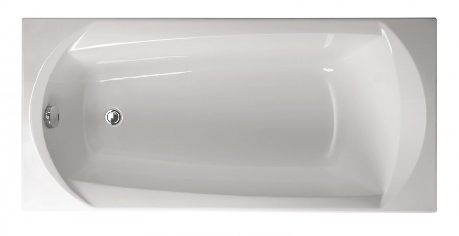 Ванна акриловая VagnerPlast Ebony 160*75 см (белый)