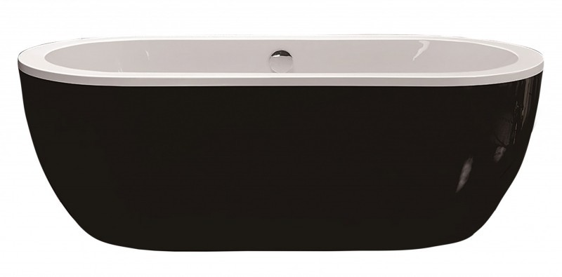 Ванна акриловая Esbano Tokyo (black) 170*80 см (черный/белый)