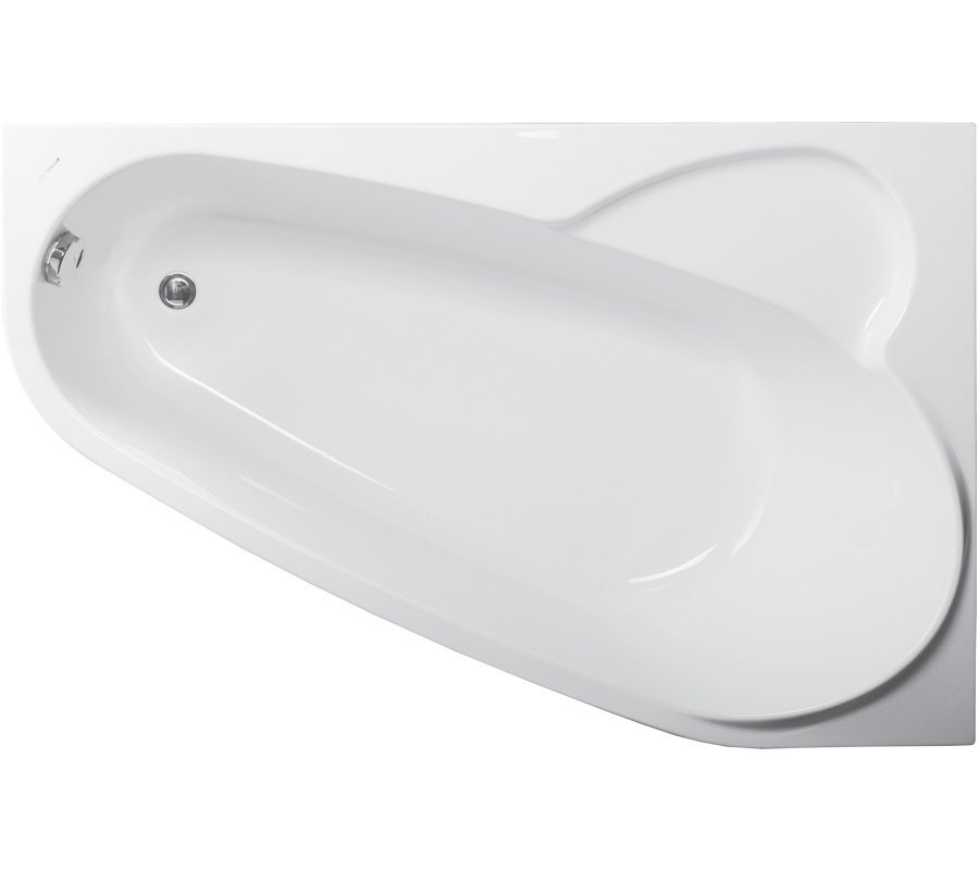 Ванна акриловая VagnerPlast Selena R 160*105 см (белый)