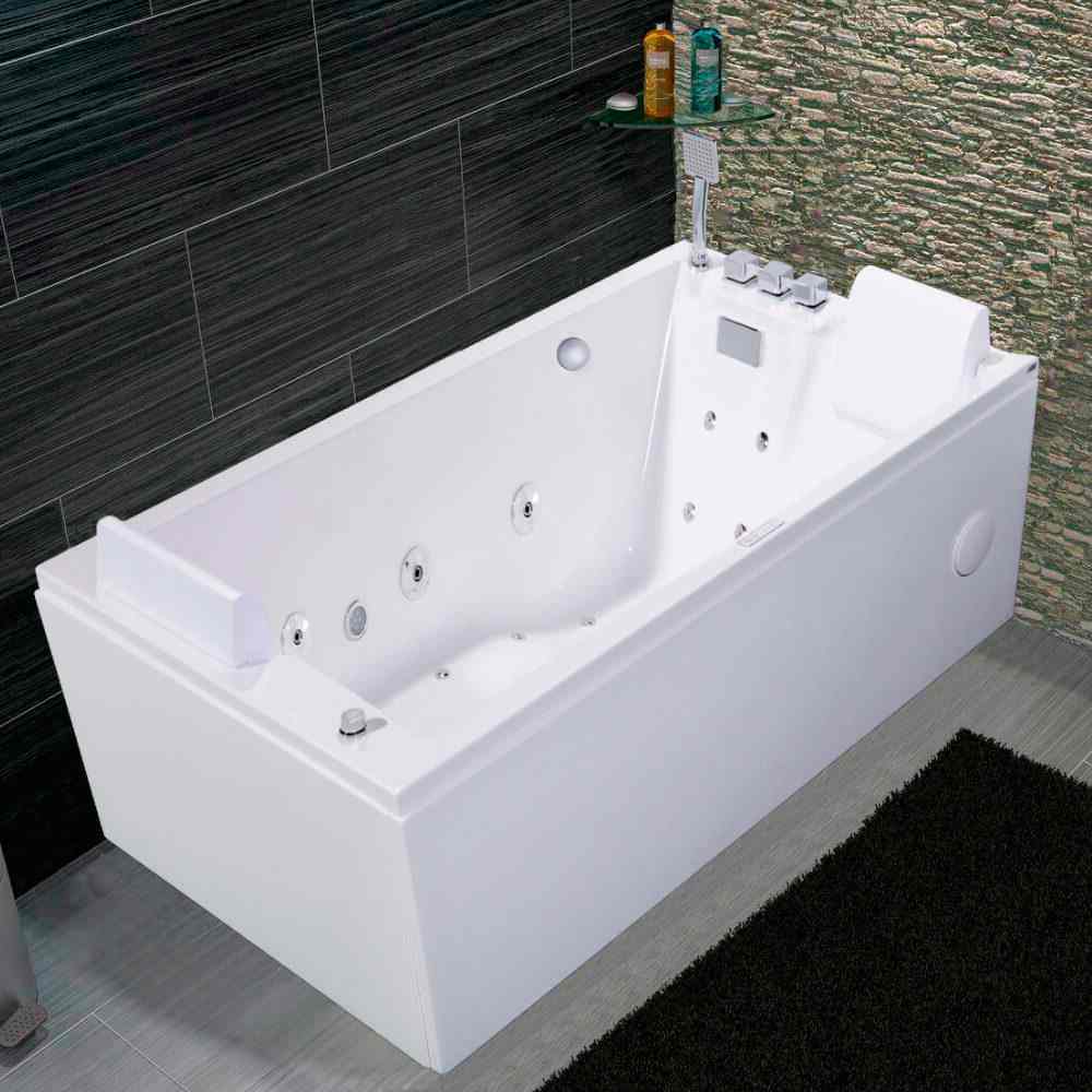 Ванна акриловая Orans BT62115B R 170*100 см (белый) с гидромассажем