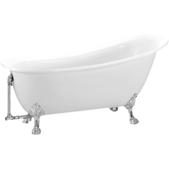 Ванна акриловая BelBagno BB06 155*76 см (белый)