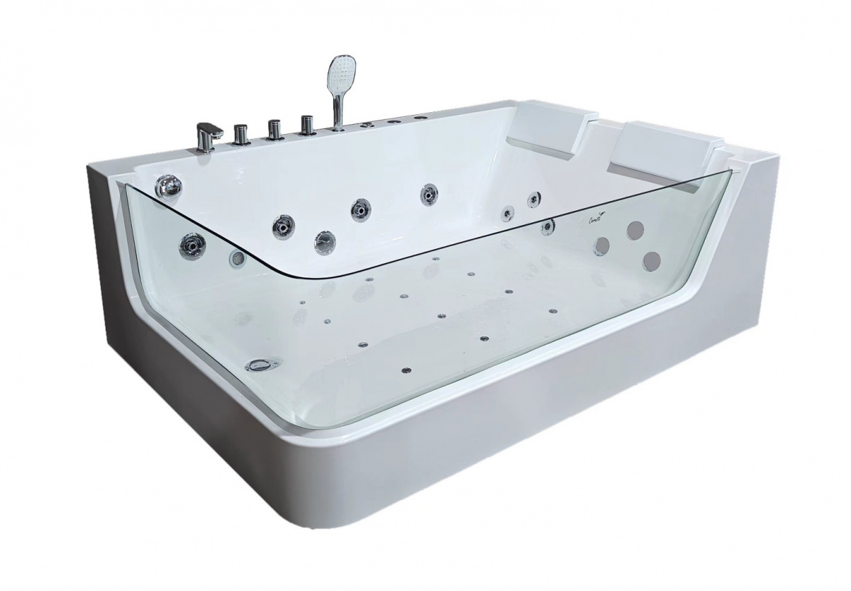 Ванна акриловая Cerutti SPA R C-495R 170*120 см (белый) с гидромассажем