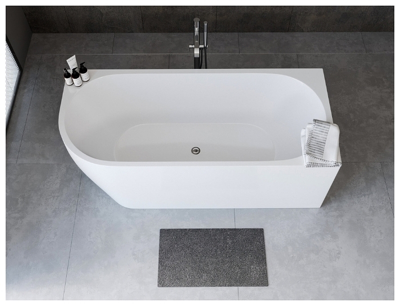 Ванна акриловая Aquanet Family Elegant B 1800*800 мм Matt Finish (белый матовый)