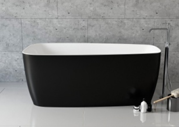 Ванна акриловая Aquanet Family Trend 1700*780 мм Black matte (белый /черный матовый)