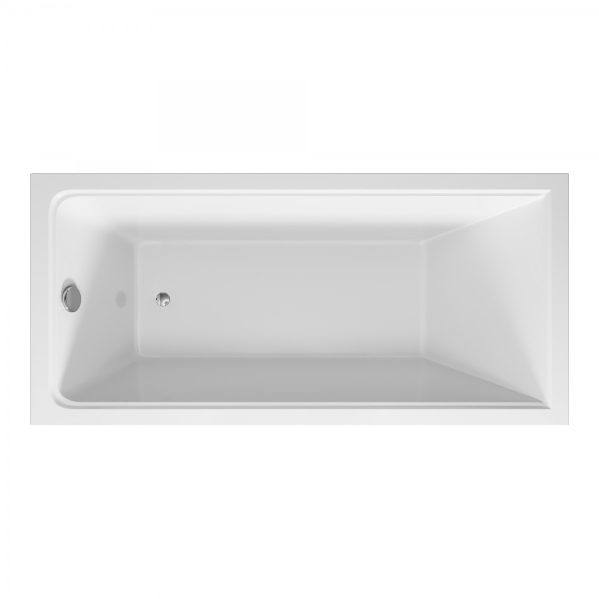 Ванна акриловая Vincea VBT-2G170-FR 170*70 см (белый)