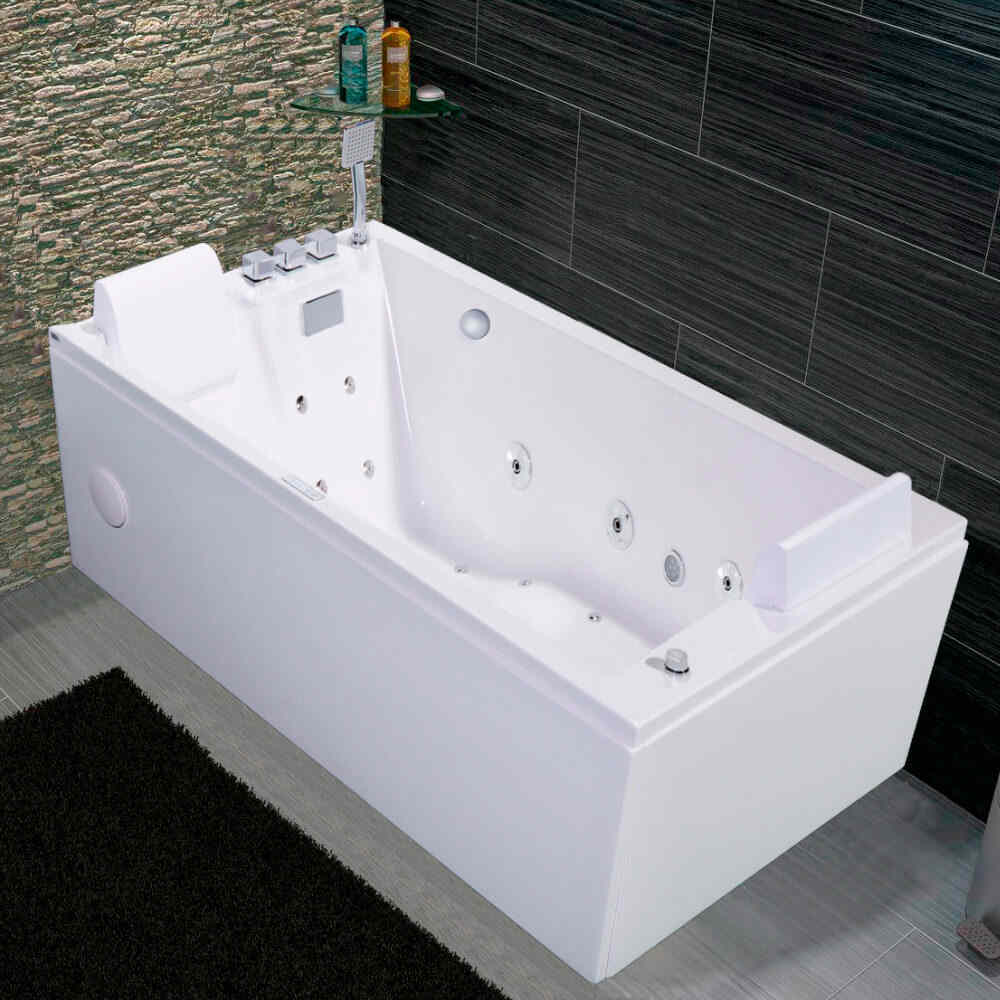 Ванна акриловая Orans BT62115B L 170*100 см (белый) с гидромассажем