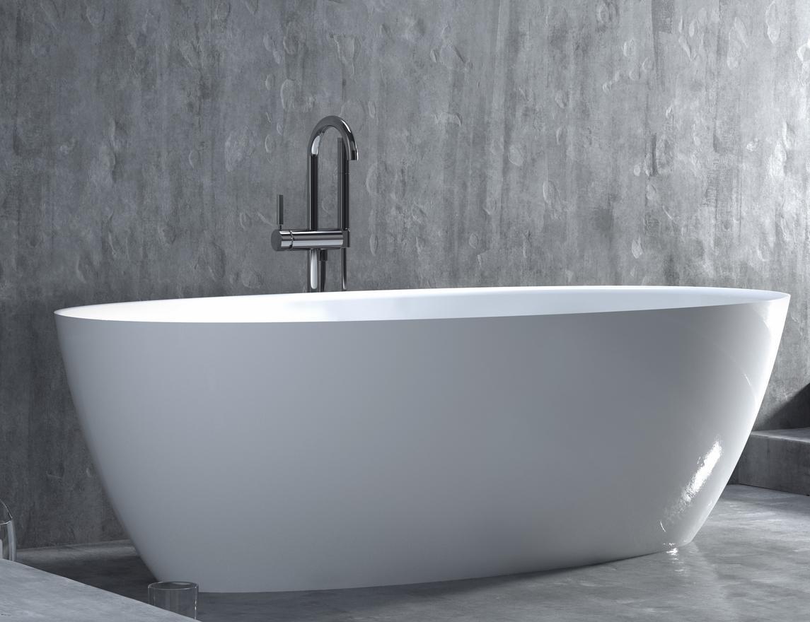 Ванна из литьевого мрамора Salini Alda Nuova S-Sense 170*80 см (белый)
