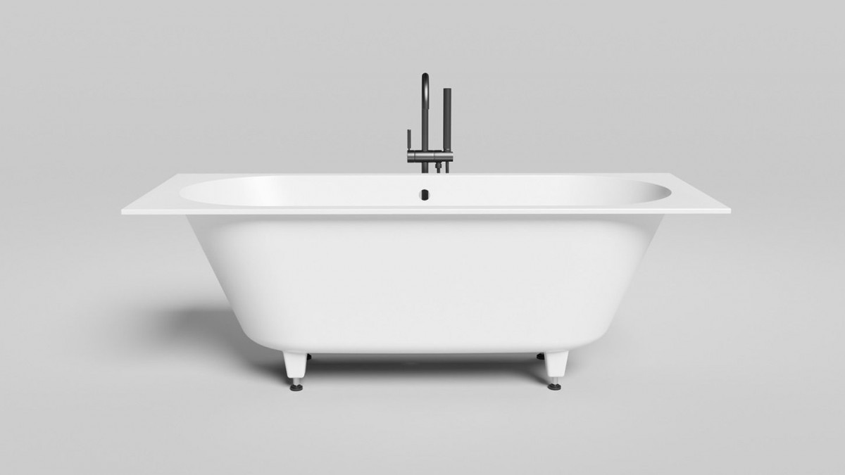 Ванна из литьевого мрамора Salini Ornella Axis S-Sense 170*75 см (белый)