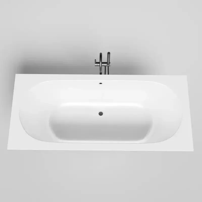Ванна из литьевого мрамора Salini Ornella Axis S-Sense 180*80 см (белый матовый)