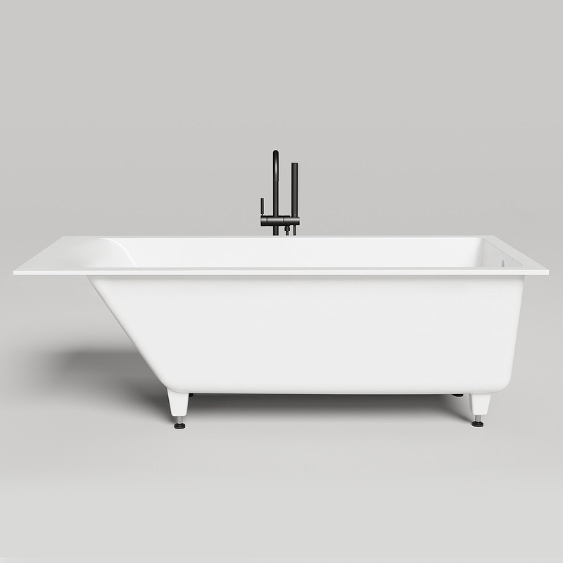 Ванна из литьевого мрамора Salini Cascata S-Sense 180*80 см (белый матовый)