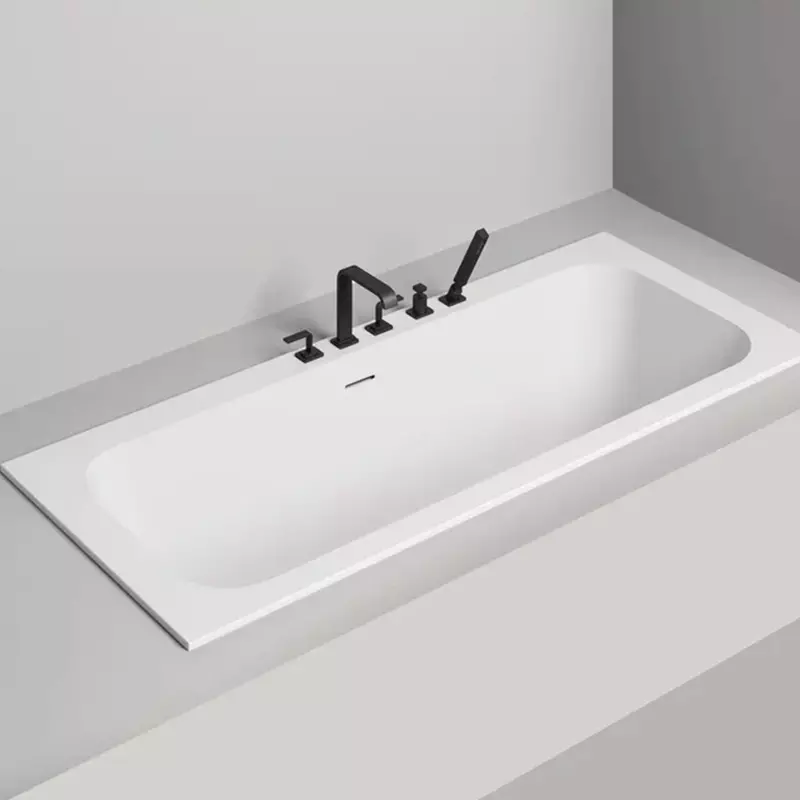 Ванна из литьевого мрамора Salini Orlanda Axis Kit S-Sense 190*80 см (белый матовый)