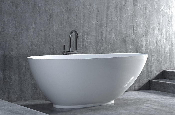 Ванна из литьевого мрамора Salini Paola S-Sense 172*82 см (белый)