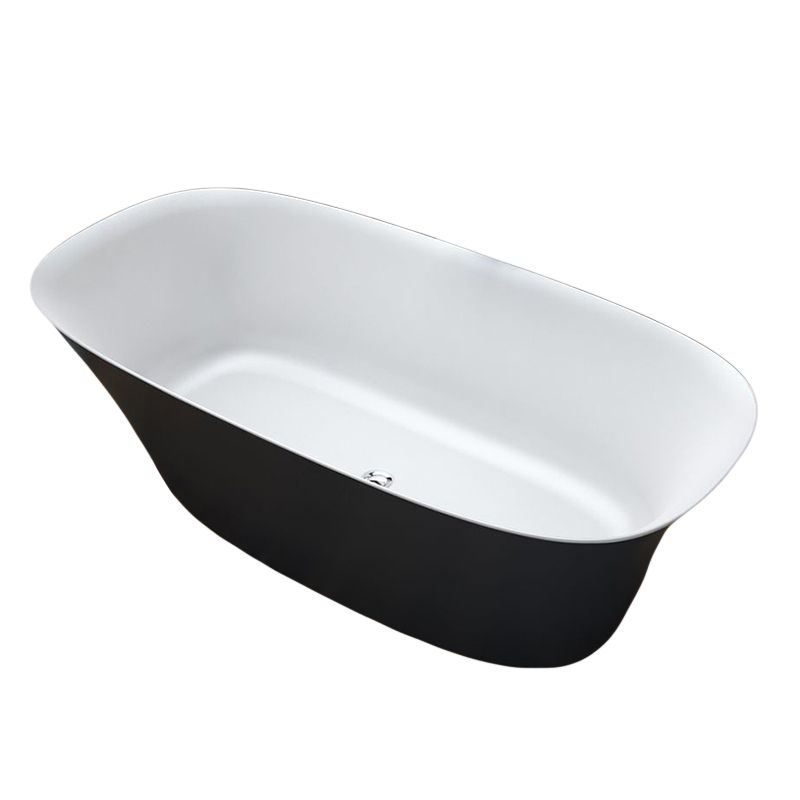 Ванна из искусственного камня Kolpa-San Copelia Blanche FS Antracit 181*860 см (белый/чёрный)