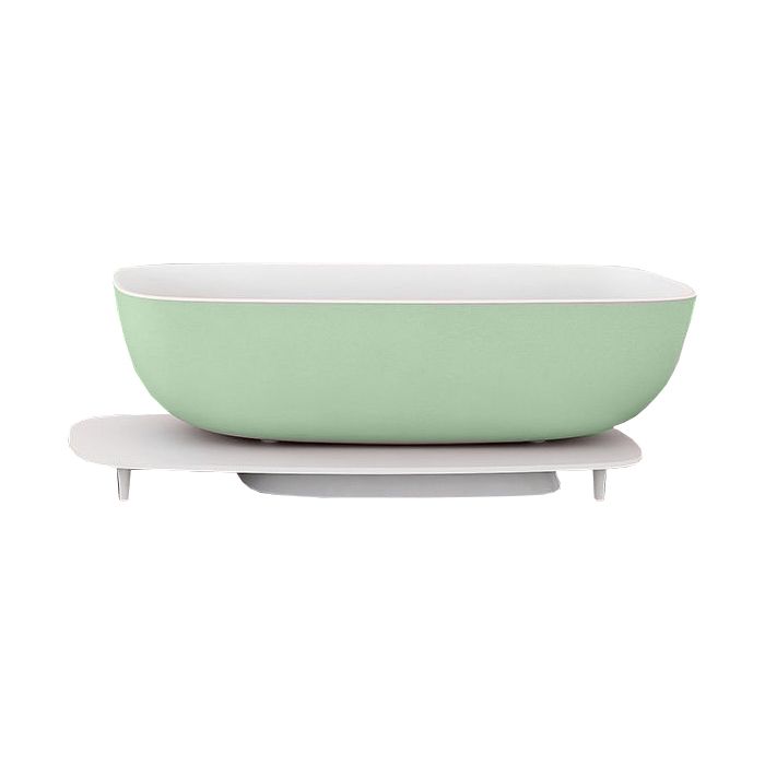 Ванна из искусственного камня Kolpa-San Milo FS Green 174*75 см​​​​​​​ (белый/зелёный)