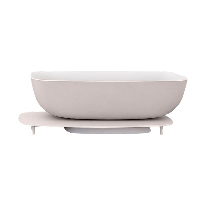 Ванна из искусственного камня Kolpa-San Milo FS Sand 174*75 см​​​​​​​ (белый/бежевый)