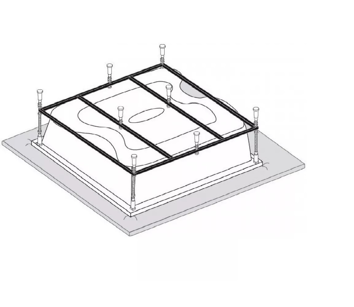 Каркас для ванны VagnerPlast Helios 194*170 см
