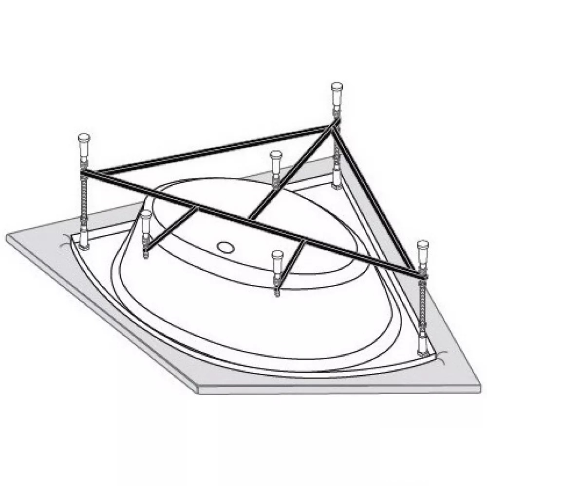 Каркас для ванны VagnerPlast Mini Catalina 125*125