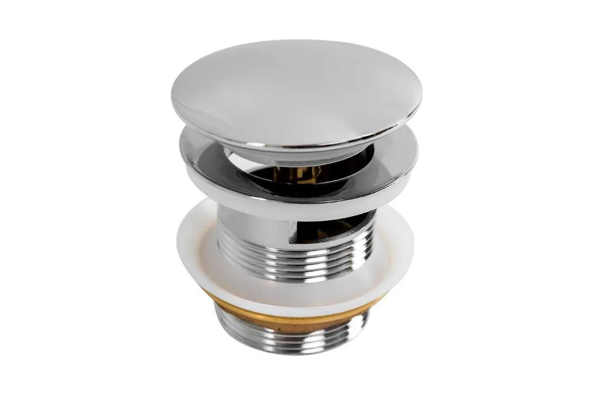 Донный клапан для ванны Art&Max AM-DR-CR (хром)