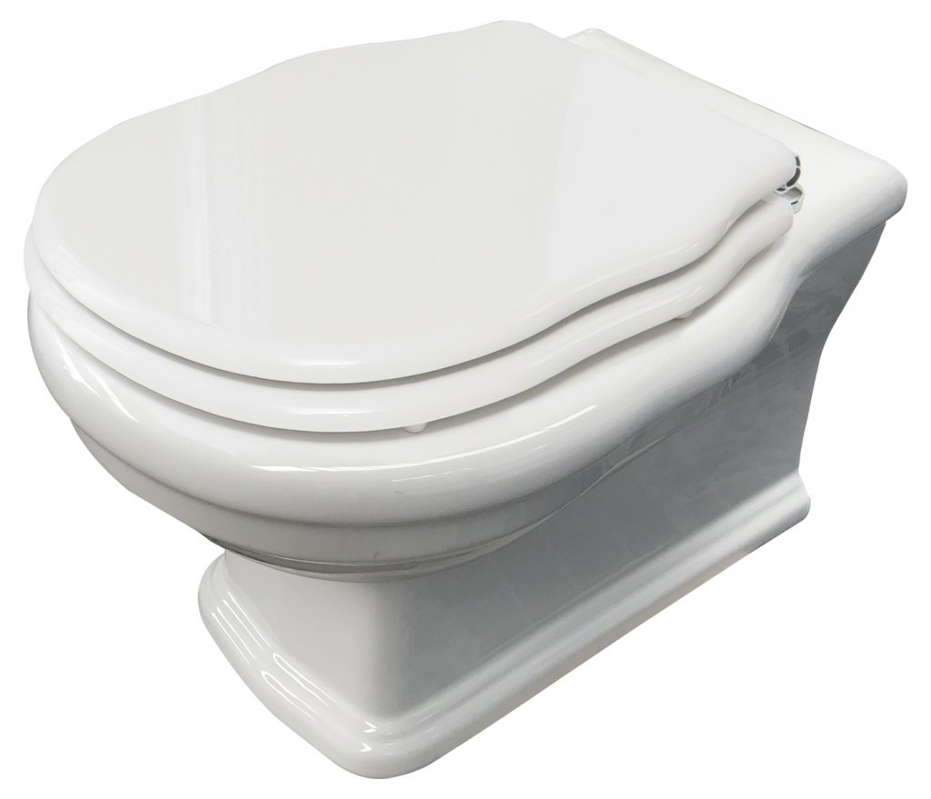 Подвесной унитаз BelBagno BOHEME BB115CH безободковый (белый)