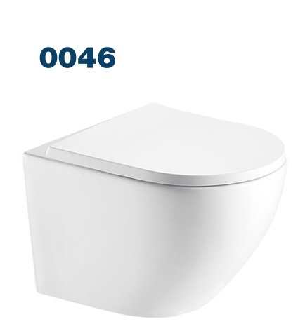 Подвесной унитаз Azario Grado 0046 безободковый (белый)