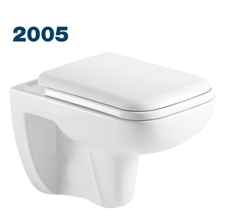 Подвесной унитаз Azario Pavia 2005 безободковый (белый)