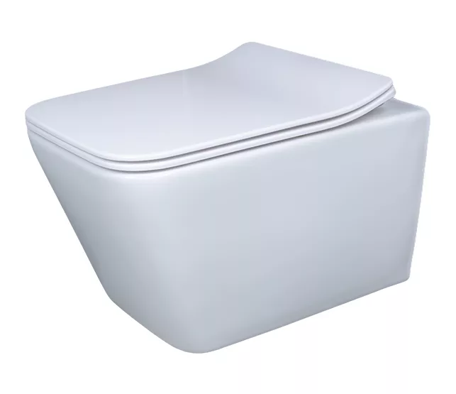Подвесной унитаз Gid Tr2144 безободковый (белый)